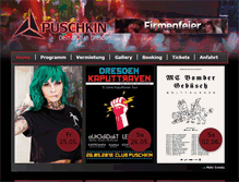 Tablet Screenshot of clubpuschkin.info